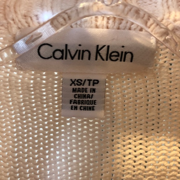 Calvin Klein light beige fur jacket - Picture 3 of 4